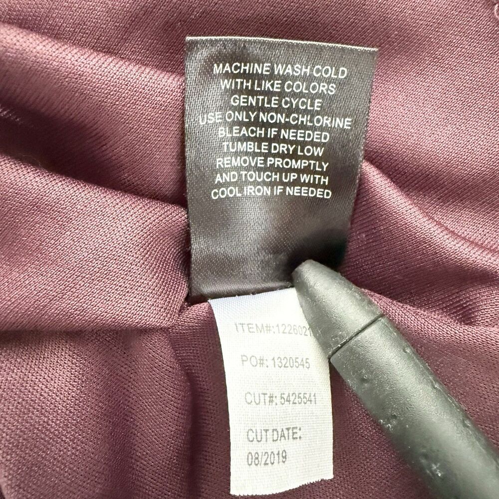 Torrid Mauve Purple Stripe Chiffon Midi Dress Pockets  Size 2X - Picture 8 of 10